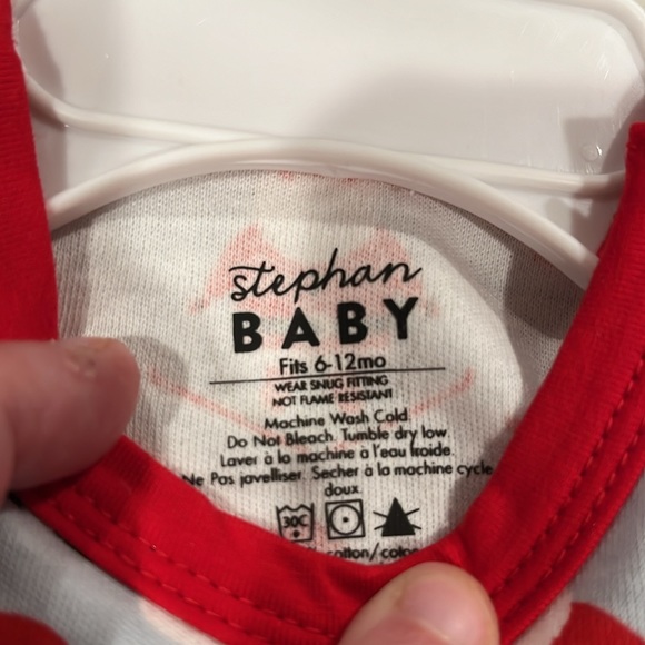 Stephan Baby 2pc Pajama Set - Santa / NWT/ Size 6-12mo - Picture 8 of 8